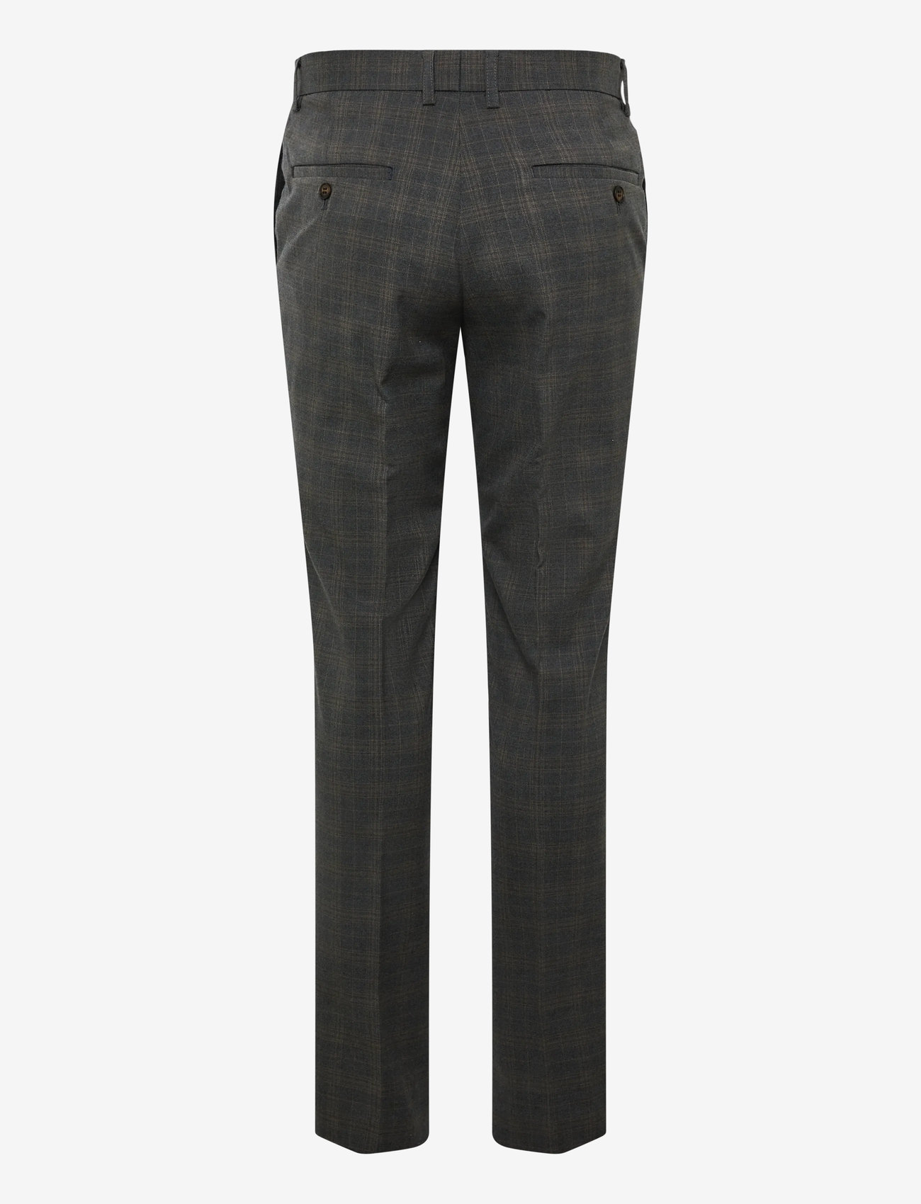 Lindbergh - Checked melange suit - anzüge - dk grey mel - 3