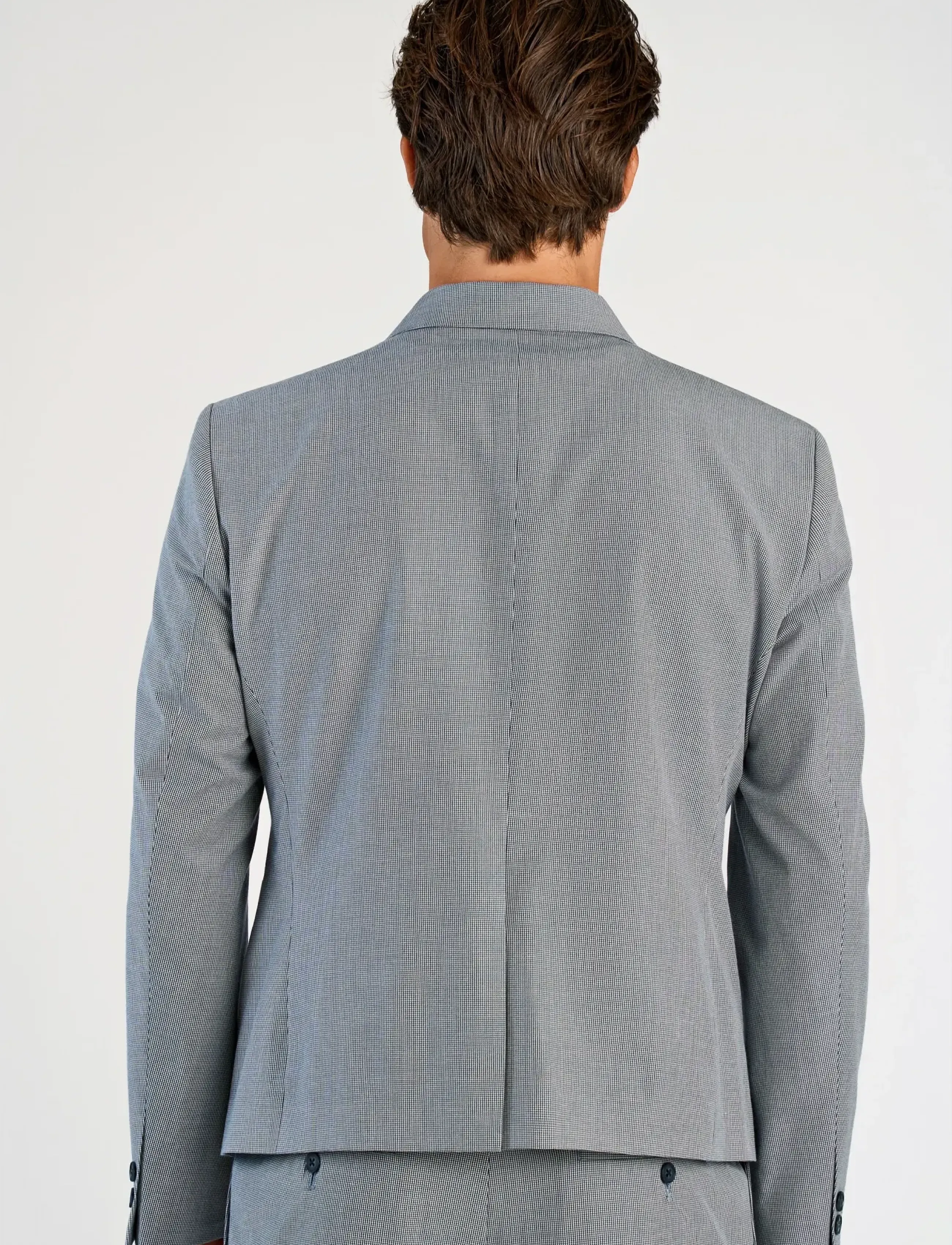 Lindbergh Micro Houndtooth Suit Cropped kostymer herr – bild 3