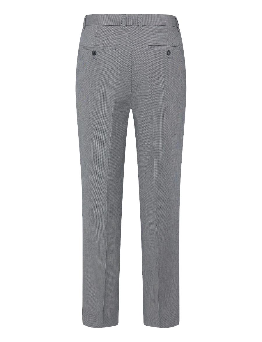 Lindbergh - Micro houndtooth suit cropped - jakkesæt - dk blue - 4