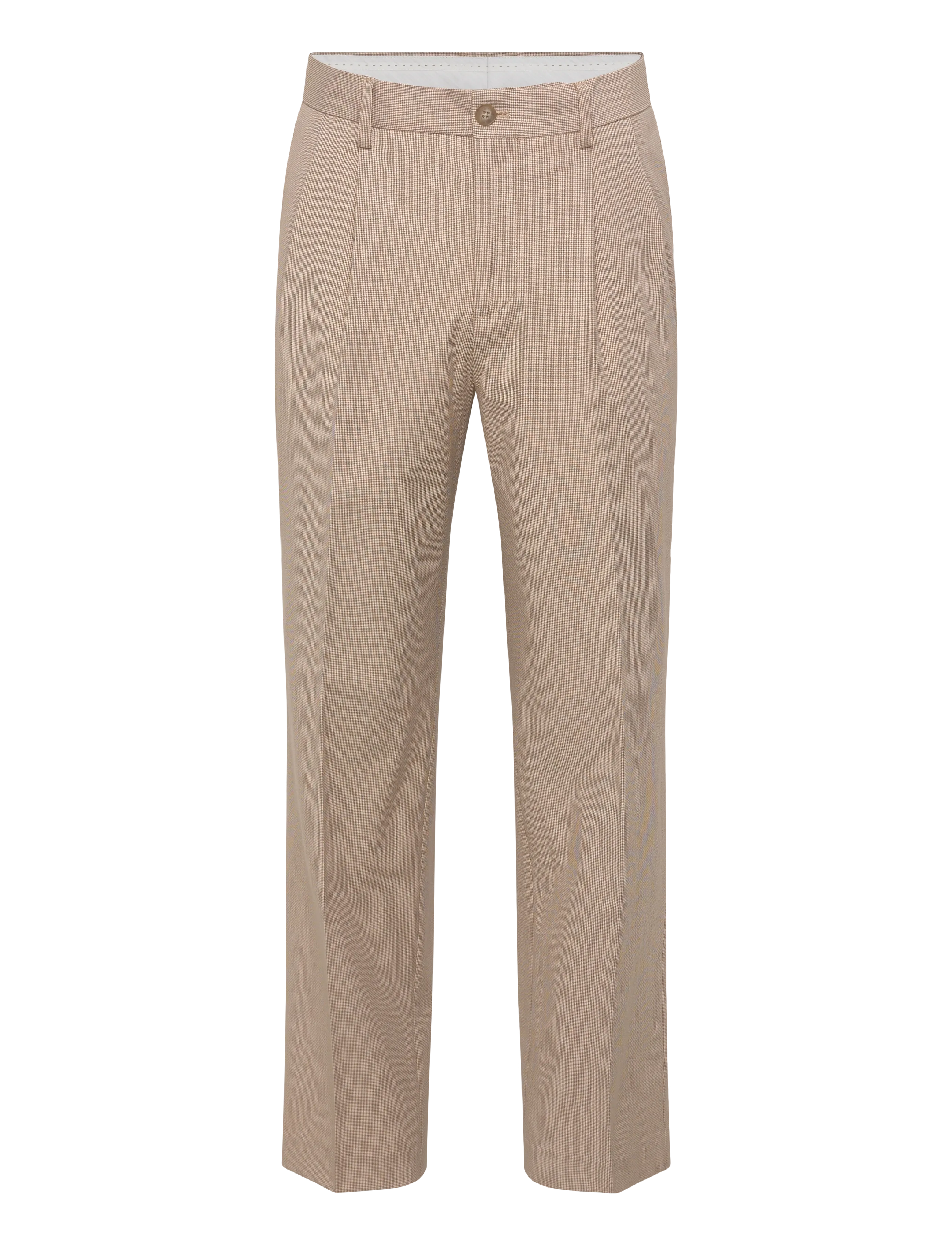 Lindbergh - Micro houndtooth suit cropped - anzüge - sand - 3