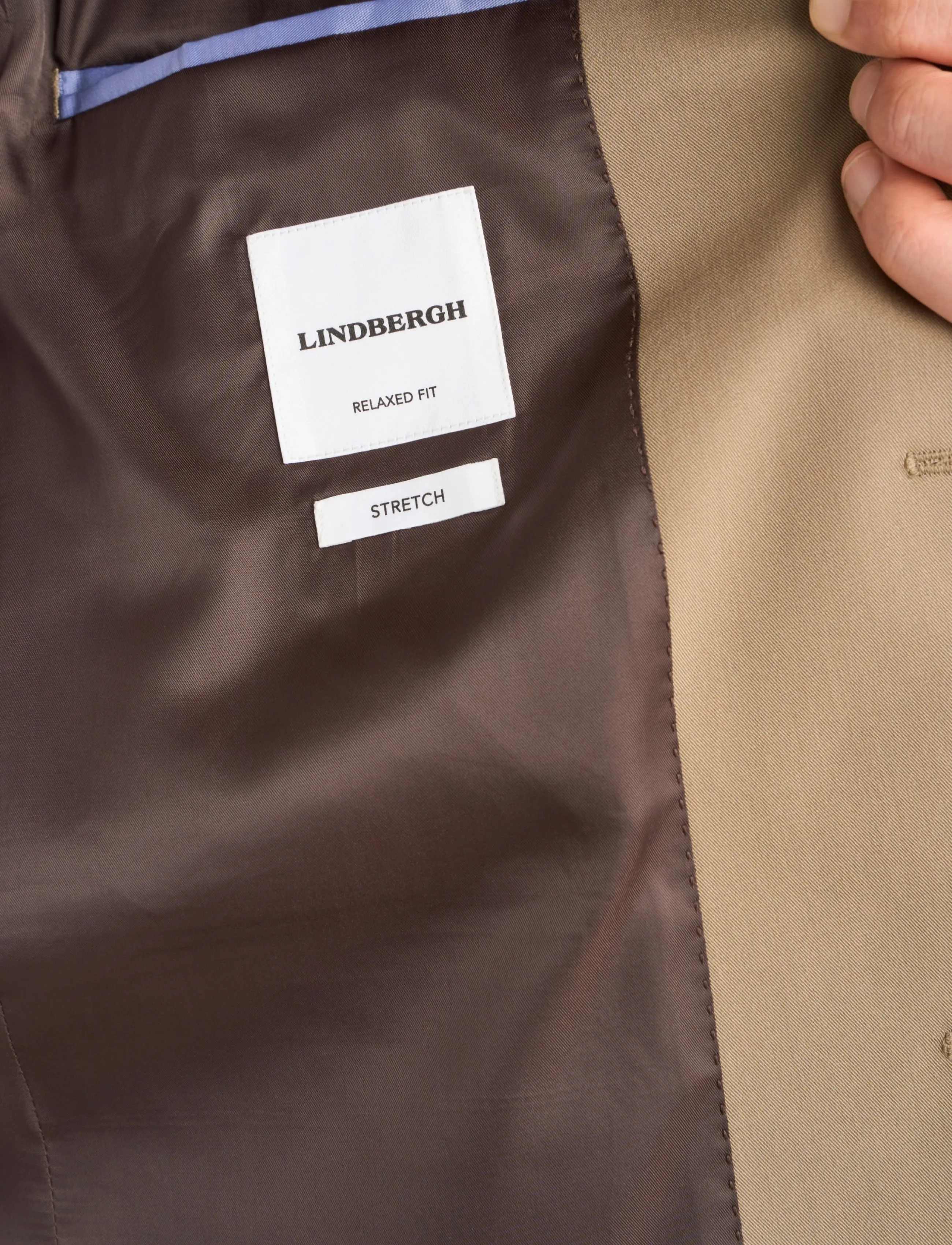 Lindbergh Fine Twill Stretch Suit helset herr – bild 10