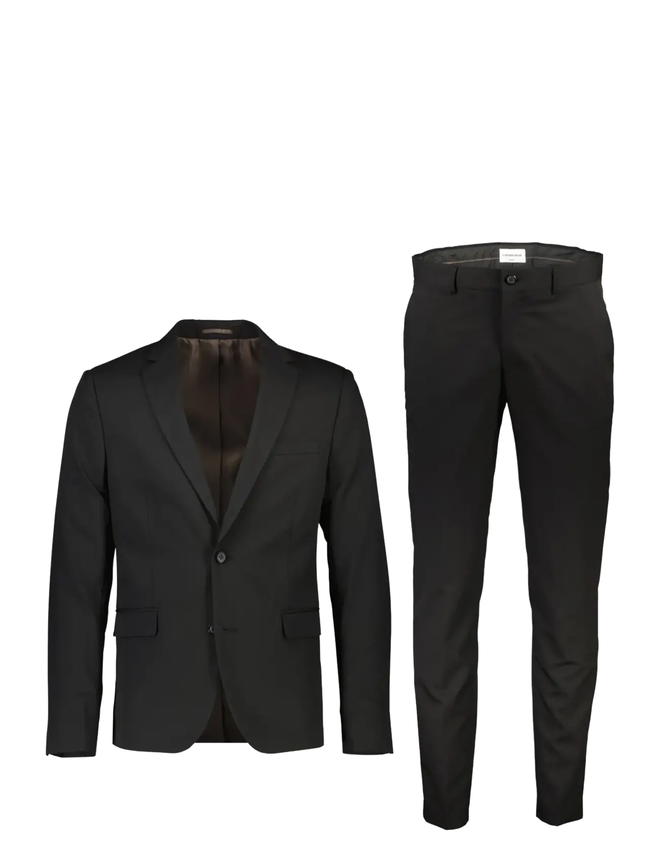 LINDBERGH Fine Twill Stretch Anzug Schwarz - 50 - Herren