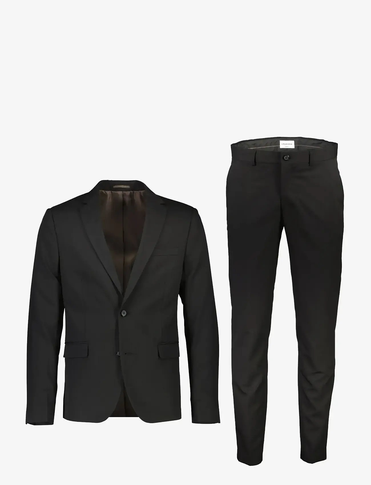 Lindbergh - Fine twill stretch suit - jakkesæt - black - 1