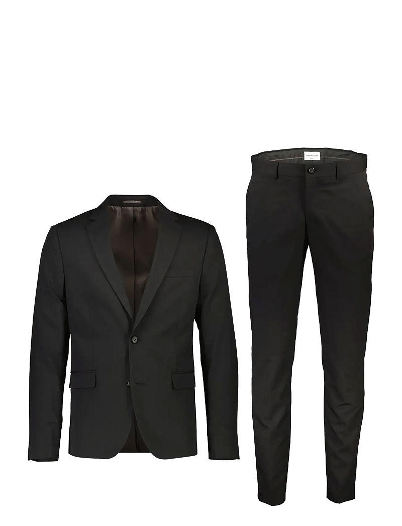 Lindbergh - Fine twill stretch suit - jakkesæt - black - 1