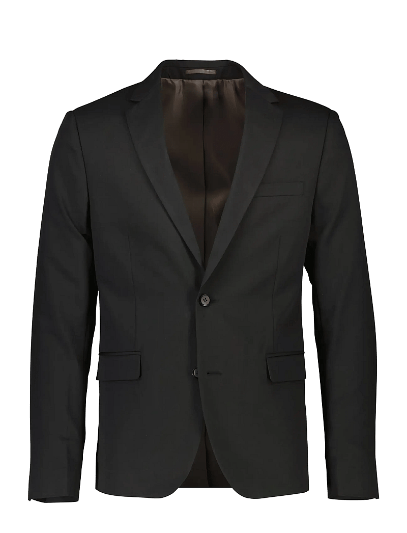 Lindbergh - Fine twill stretch suit - jakkesæt - black - 2