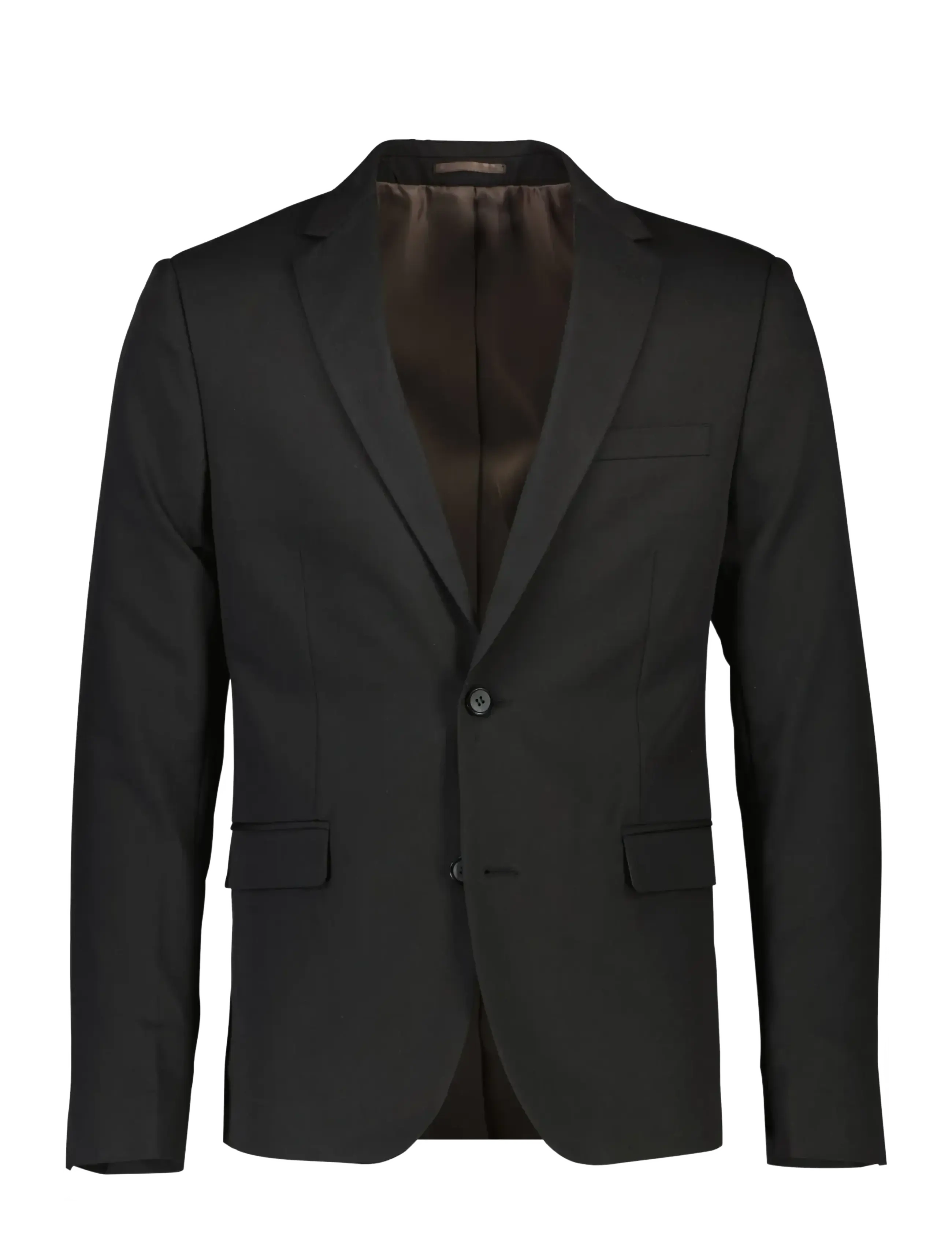 Lindbergh - Fine twill stretch suit - double breasted suits - black - 2