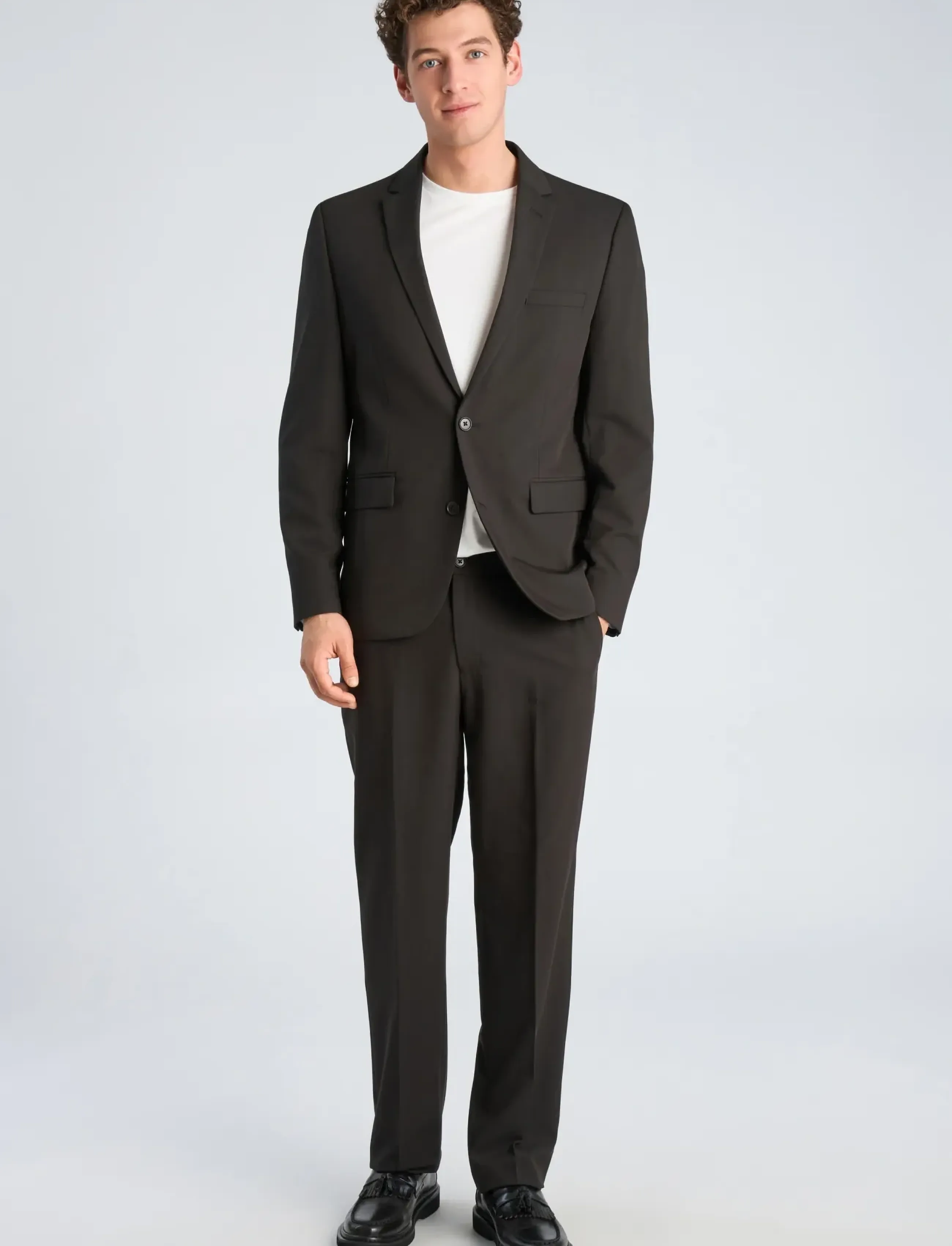 Lindbergh Fine Twill Stretch Suit, 58, Suits & Blazer, Schwarz - Suits, Männerswear
