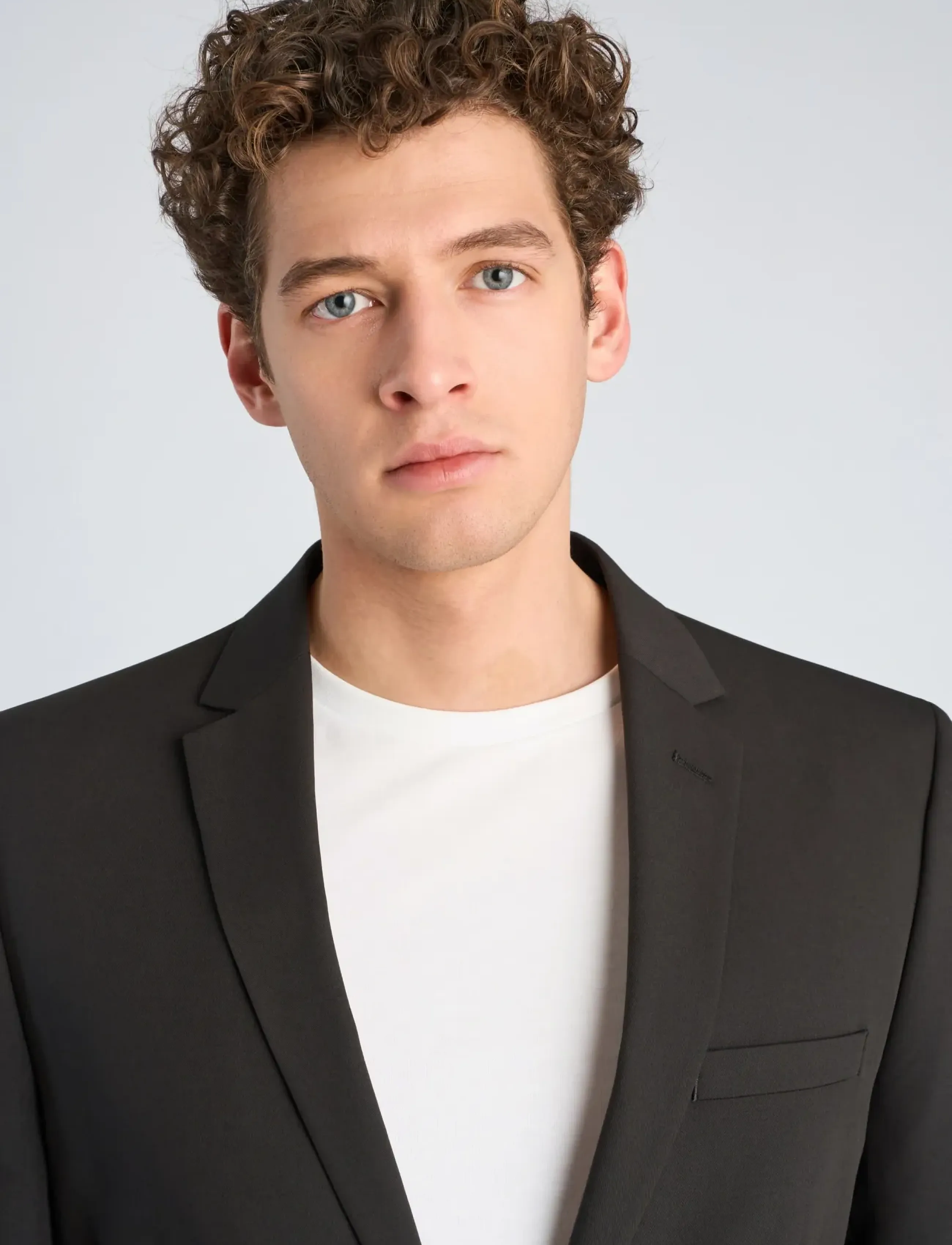Lindbergh Fine twill stretch suit - Garnitury - BLACK / black