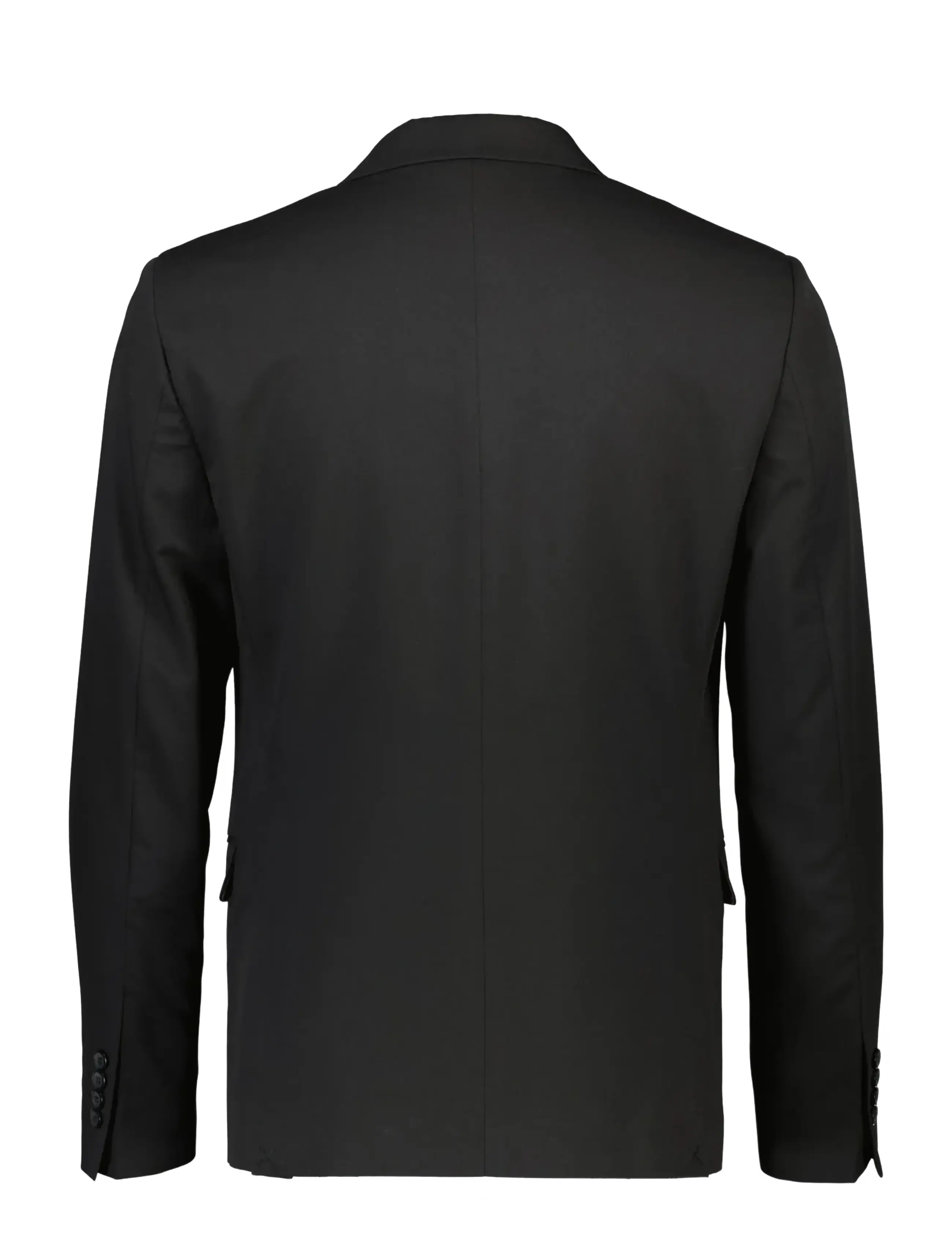 Lindbergh - Fine twill stretch suit - double breasted suits - black - 5
