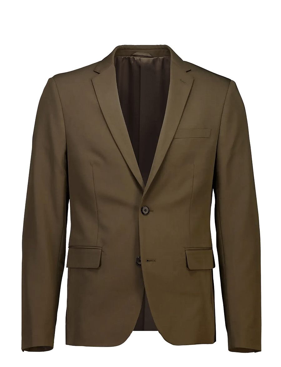 Lindbergh - Fine twill stretch suit - Ülikonnad - deep brown - 1