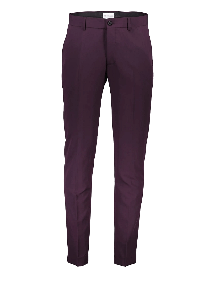 Lindbergh - Fine twill stretch suit - kostymer - dk burgundy - 1