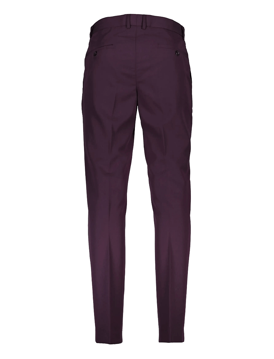 Lindbergh - Fine twill stretch suit - kostymer - dk burgundy - 4