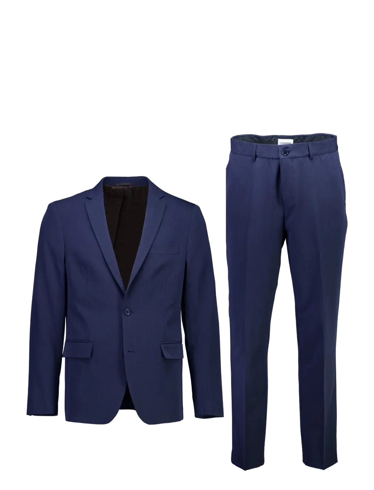 Lindbergh Fine twill stretch suit - Lindbergh - INDIGO BLUE MEL / navy