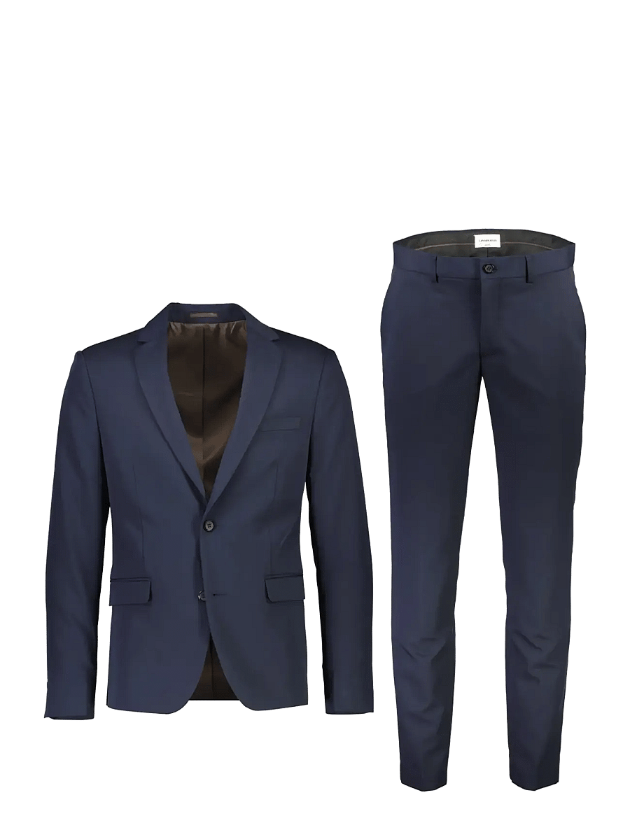 Lindbergh - Fine twill stretch suit - anzüge - navy - 1