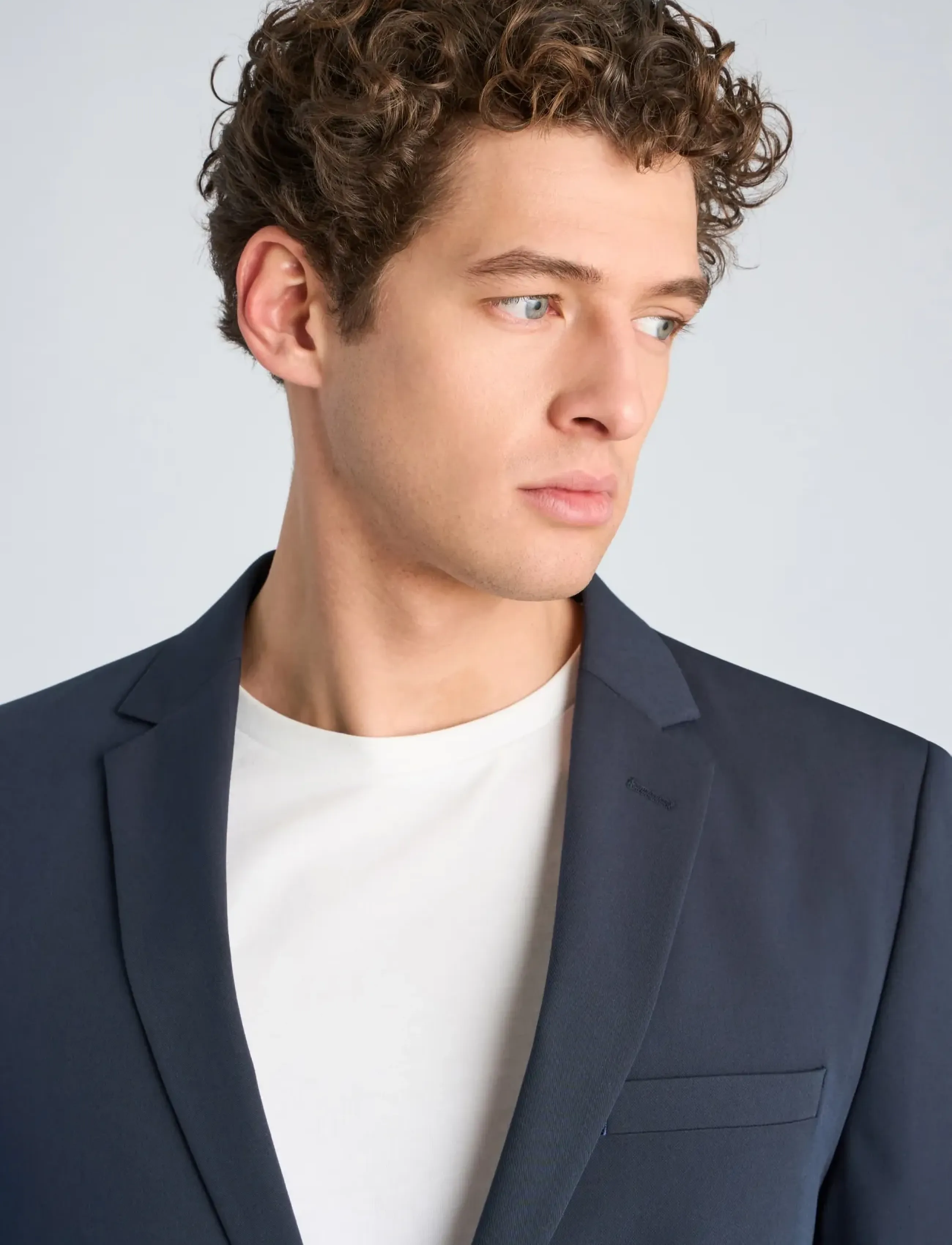 Lindbergh Fine twill stretch suit - Streetstyle - NAVY / navy