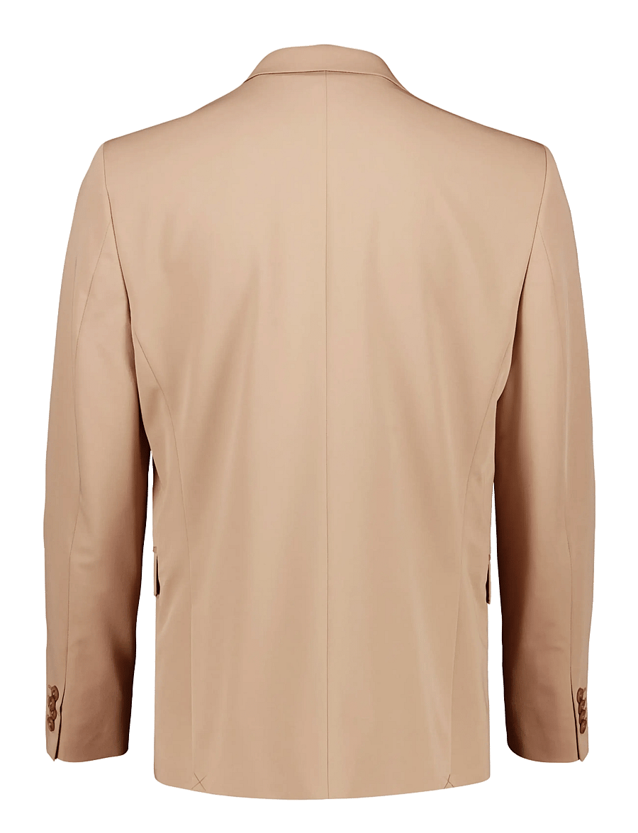 Lindbergh - Fine twill stretch suit - suits - sand - 4