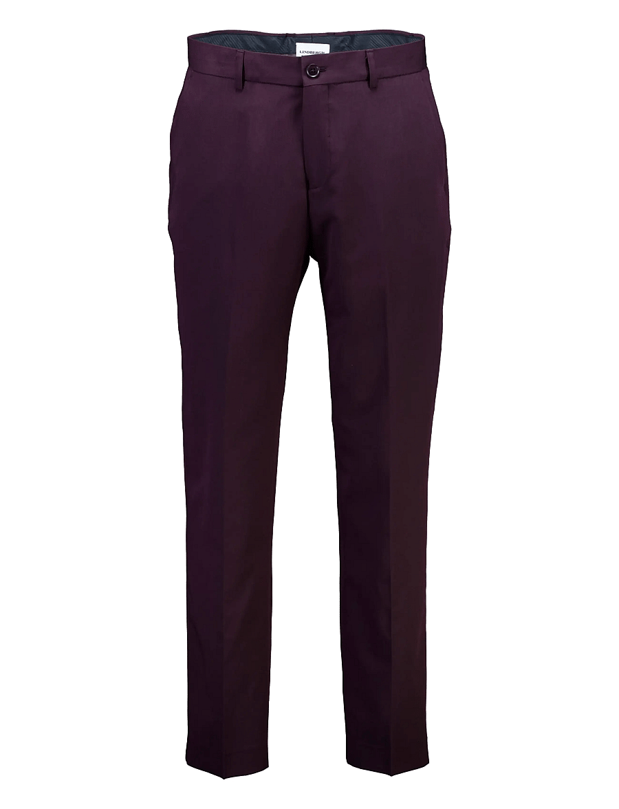 Lindbergh - Fine twill stretch suit - kostymer - dk burgundy - 3