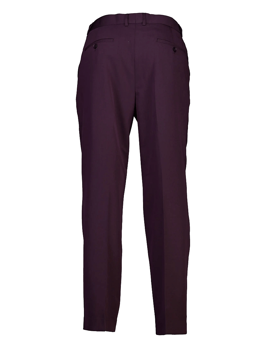 Lindbergh - Fine twill stretch suit - kostymer - dk burgundy - 4