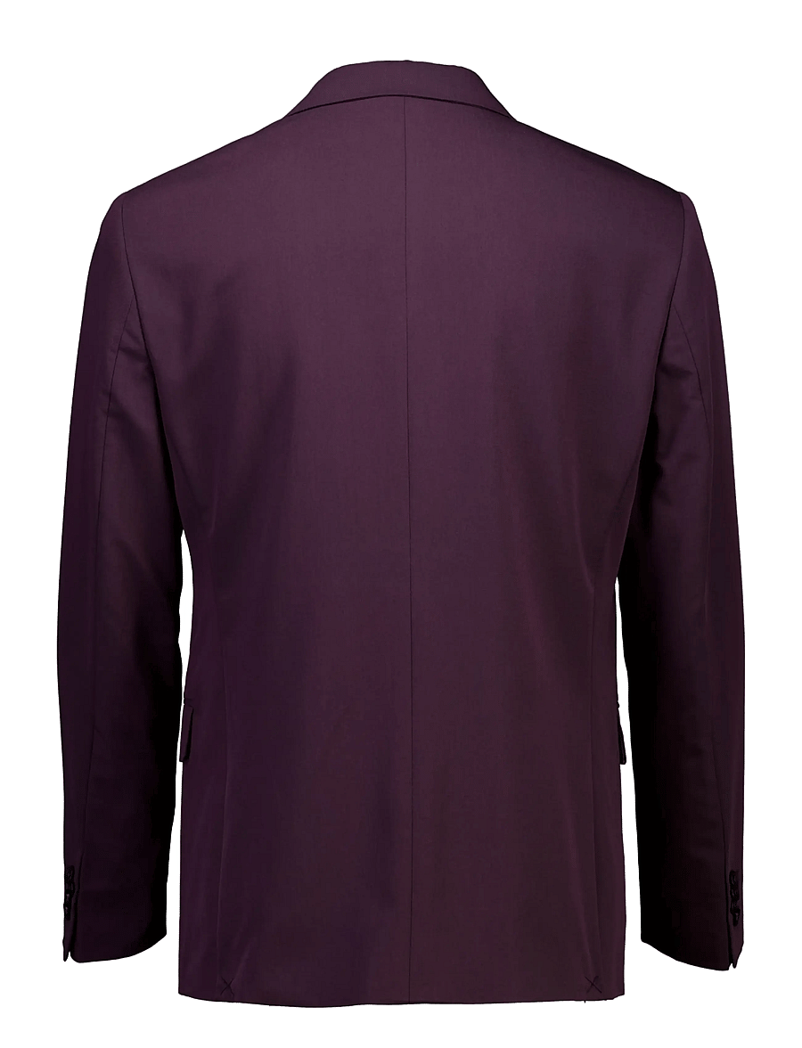 Lindbergh - Fine twill stretch suit - kostymer - dk burgundy - 5