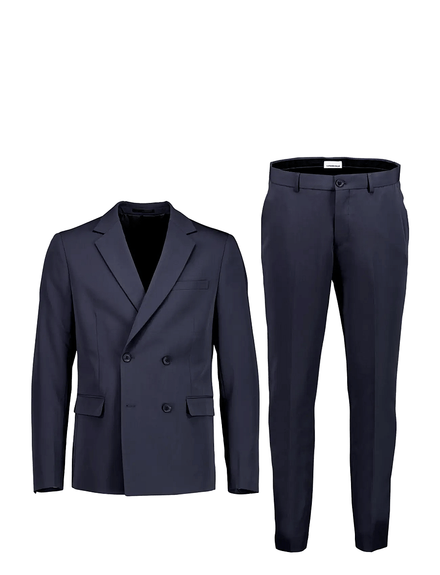 Lindbergh - Fine twill stretch suit - Ülikonnad - navy - 0