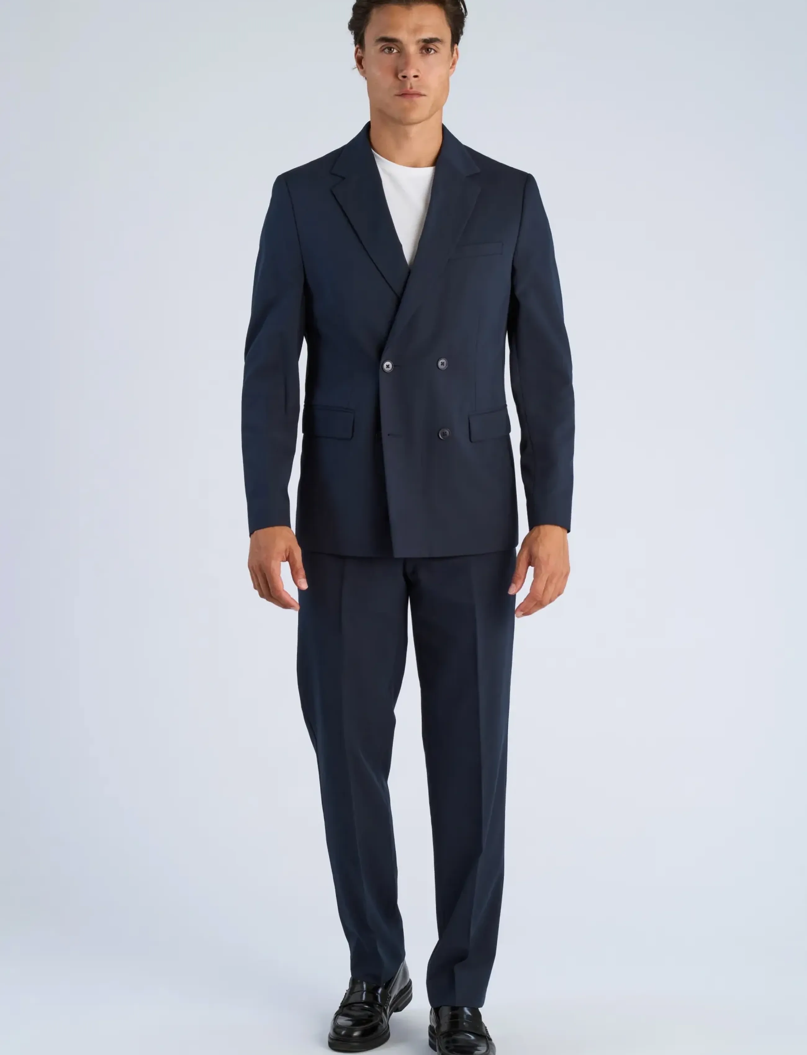 Lindbergh - Fine twill stretch suit - suits - navy - 0