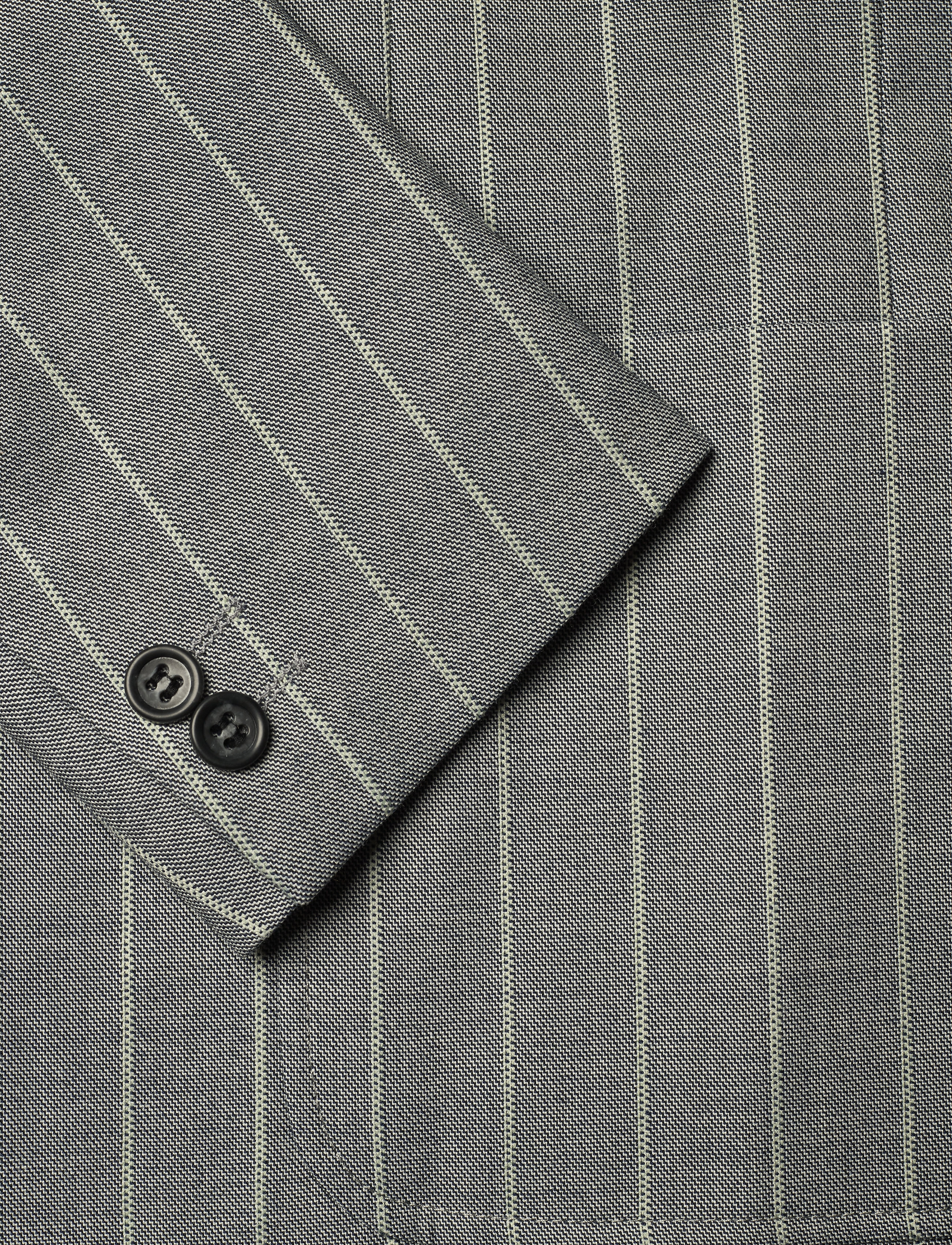 Lindbergh - Striped suit w/shorts - grey - 3