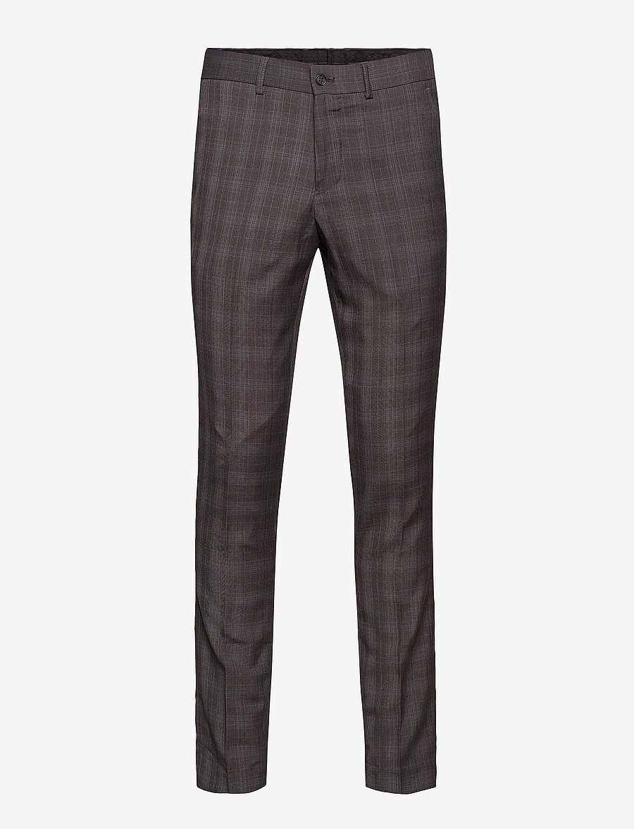 Lindbergh - Checked mens suit - jakkesæt - grey check - 2