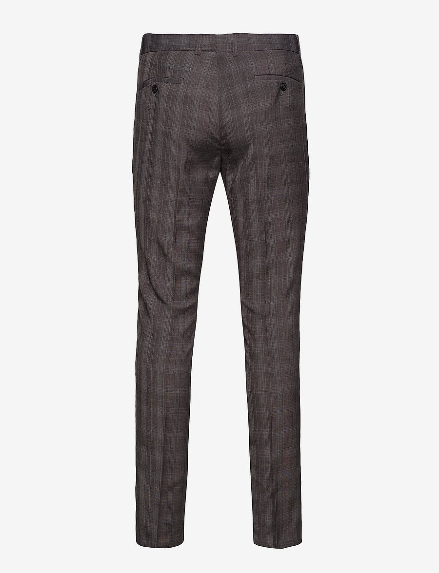 Lindbergh - Checked mens suit - jakkesæt - grey check - 3
