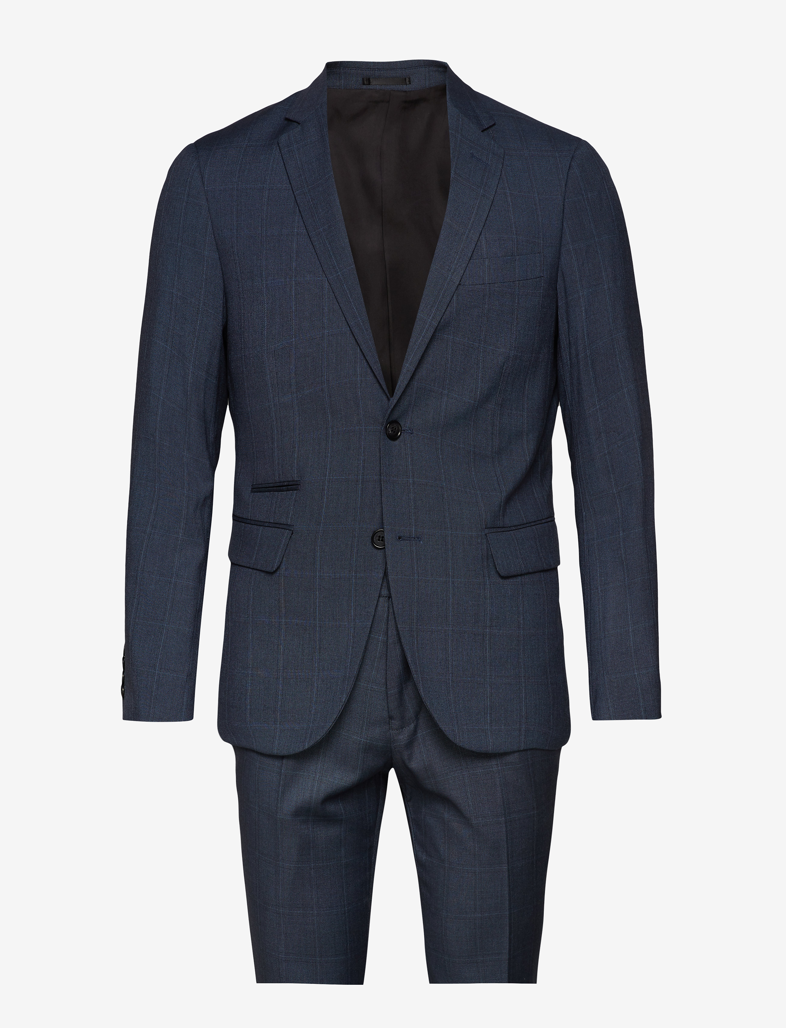 Lindbergh Checked mens suit - Deals - BLUE CHECK / blue