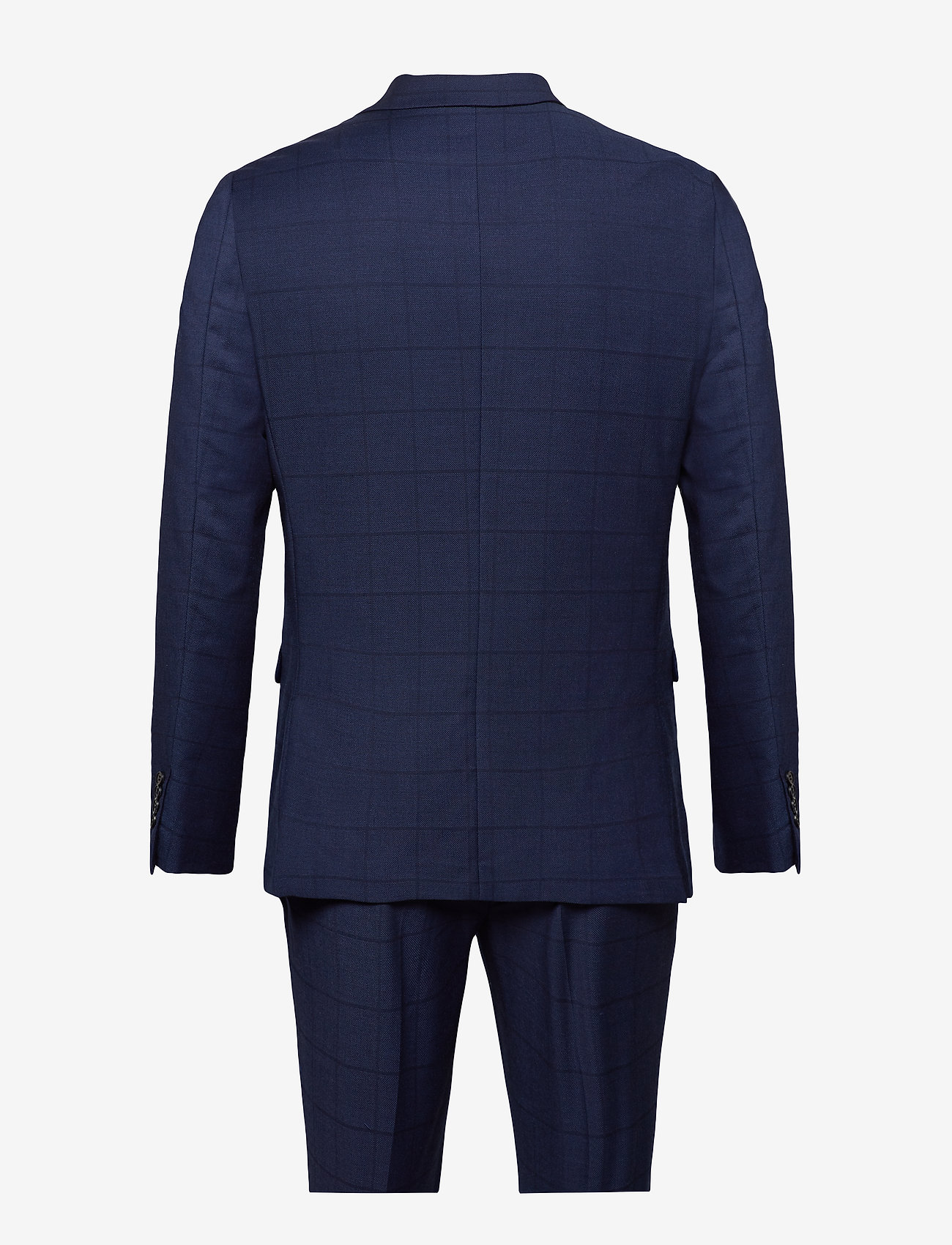 Lindbergh - Checked suit - dk blue check - 1