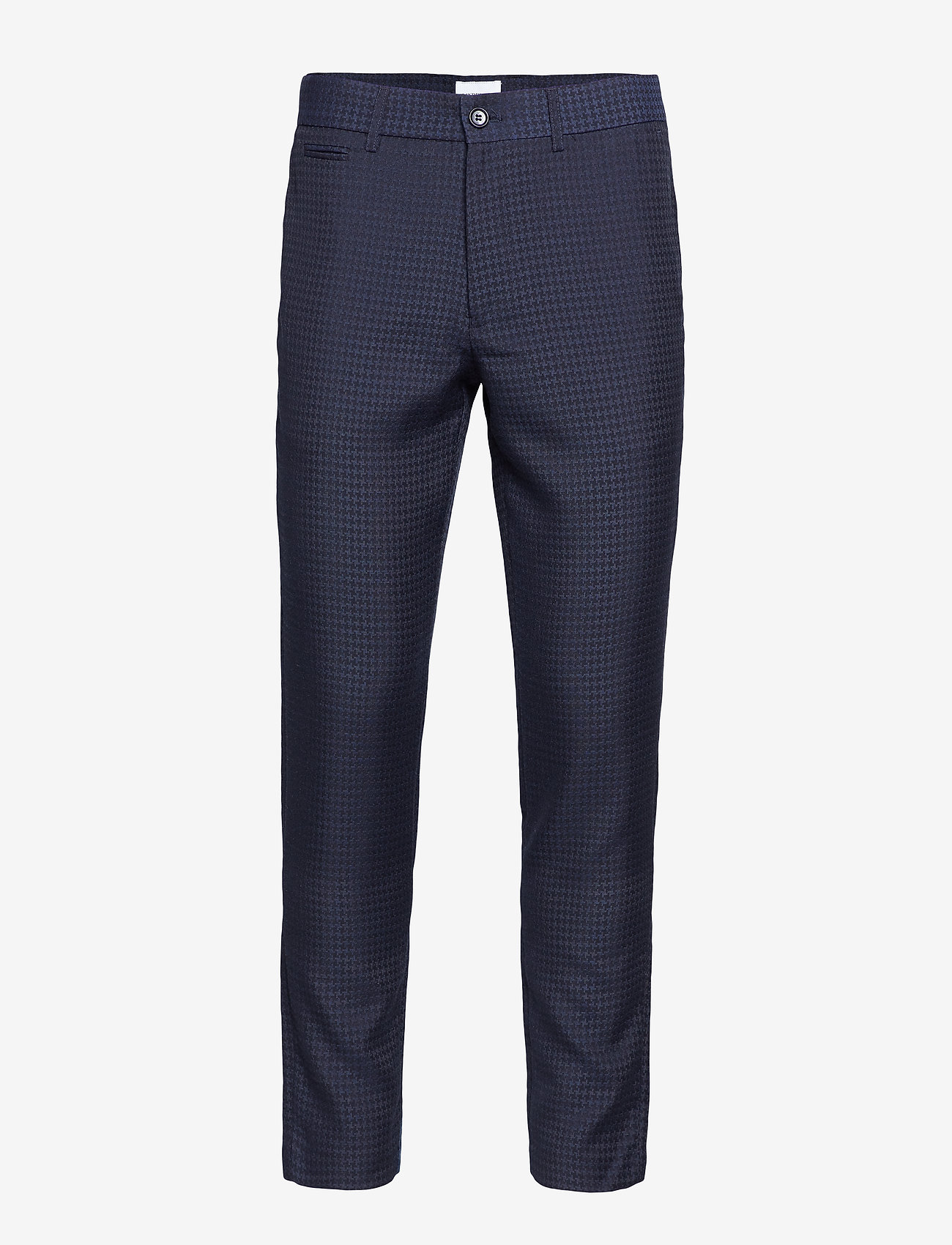 Lindbergh - Suit houndstooth weave - dk blue - 2
