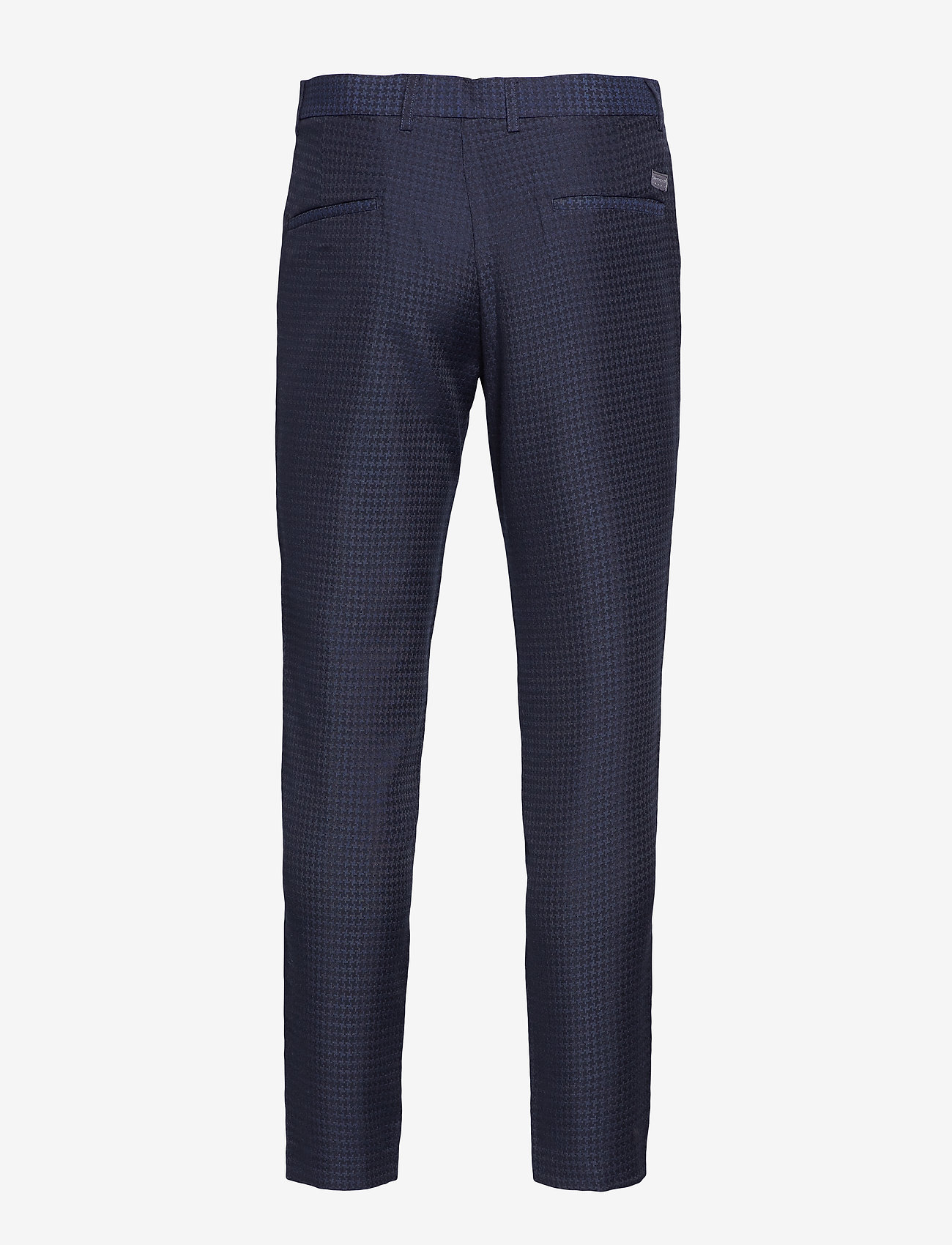 Lindbergh - Suit houndstooth weave - dk blue - 4