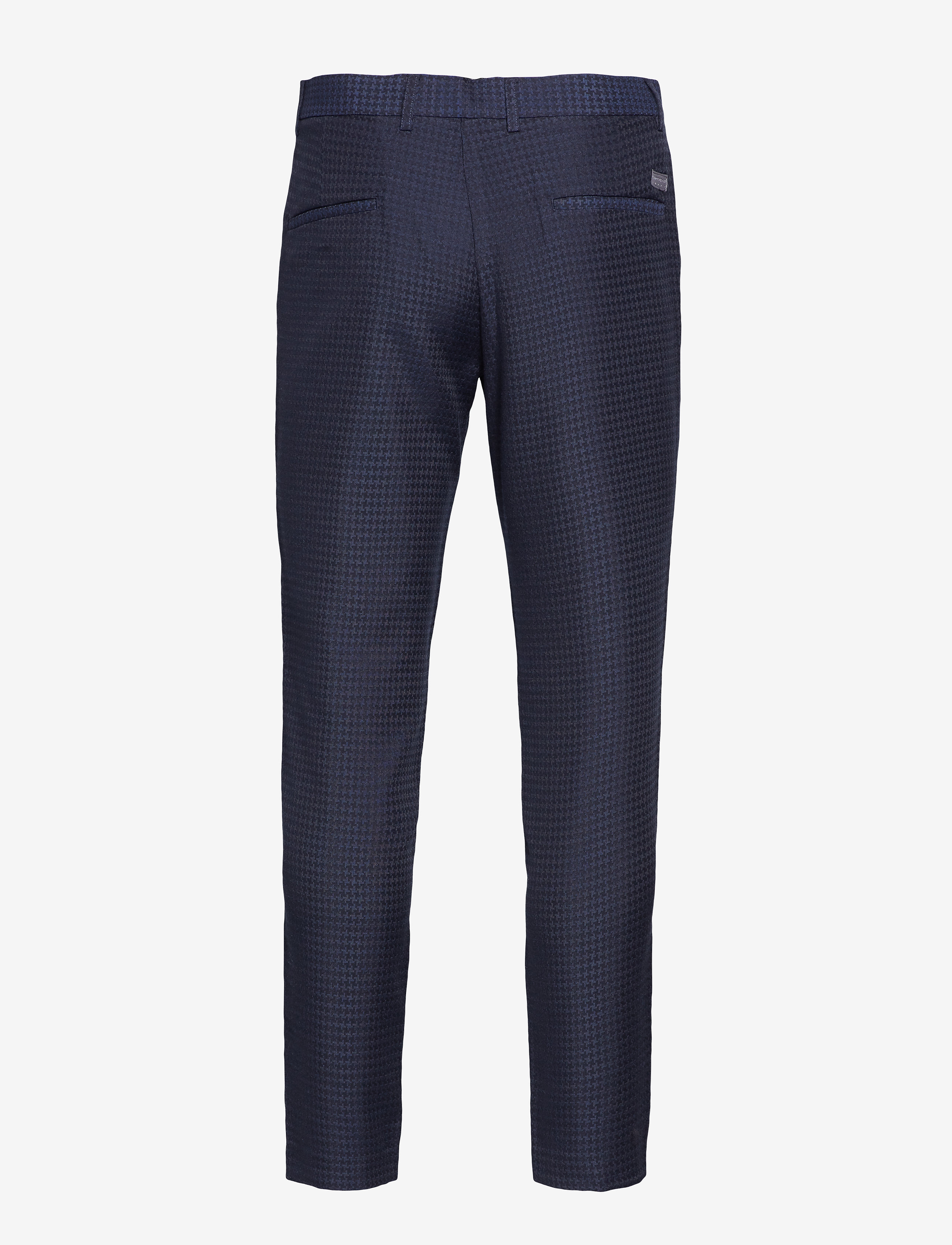 Lindbergh - Suit houndstooth weave - dk blue - 4