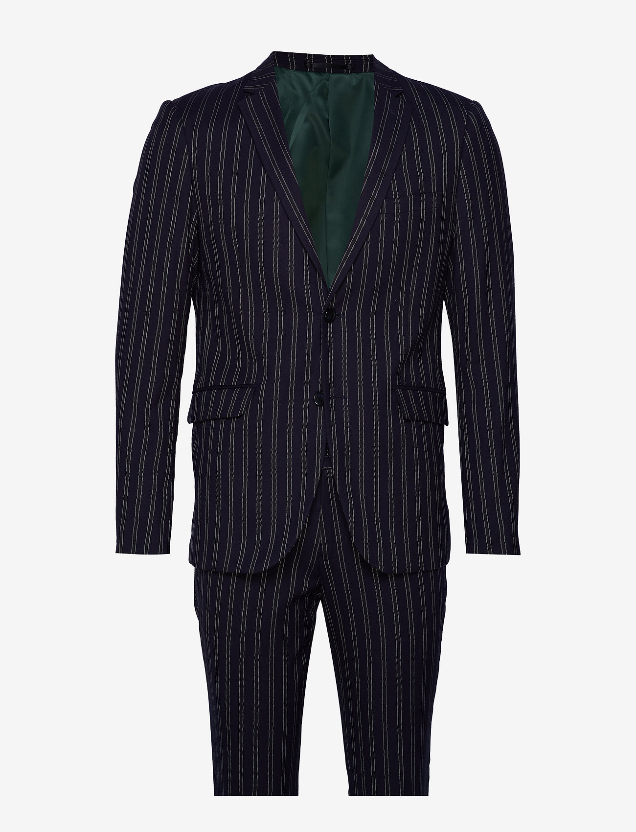 Striped suit - DK BLUE