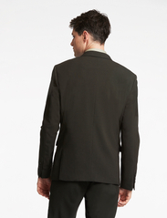 Lindbergh - Plain mens suit - double breasted suits - army mel - 6