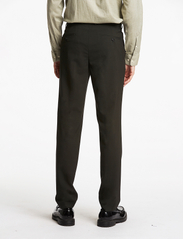 Lindbergh - Plain mens suit - double breasted suits - army mel - 8