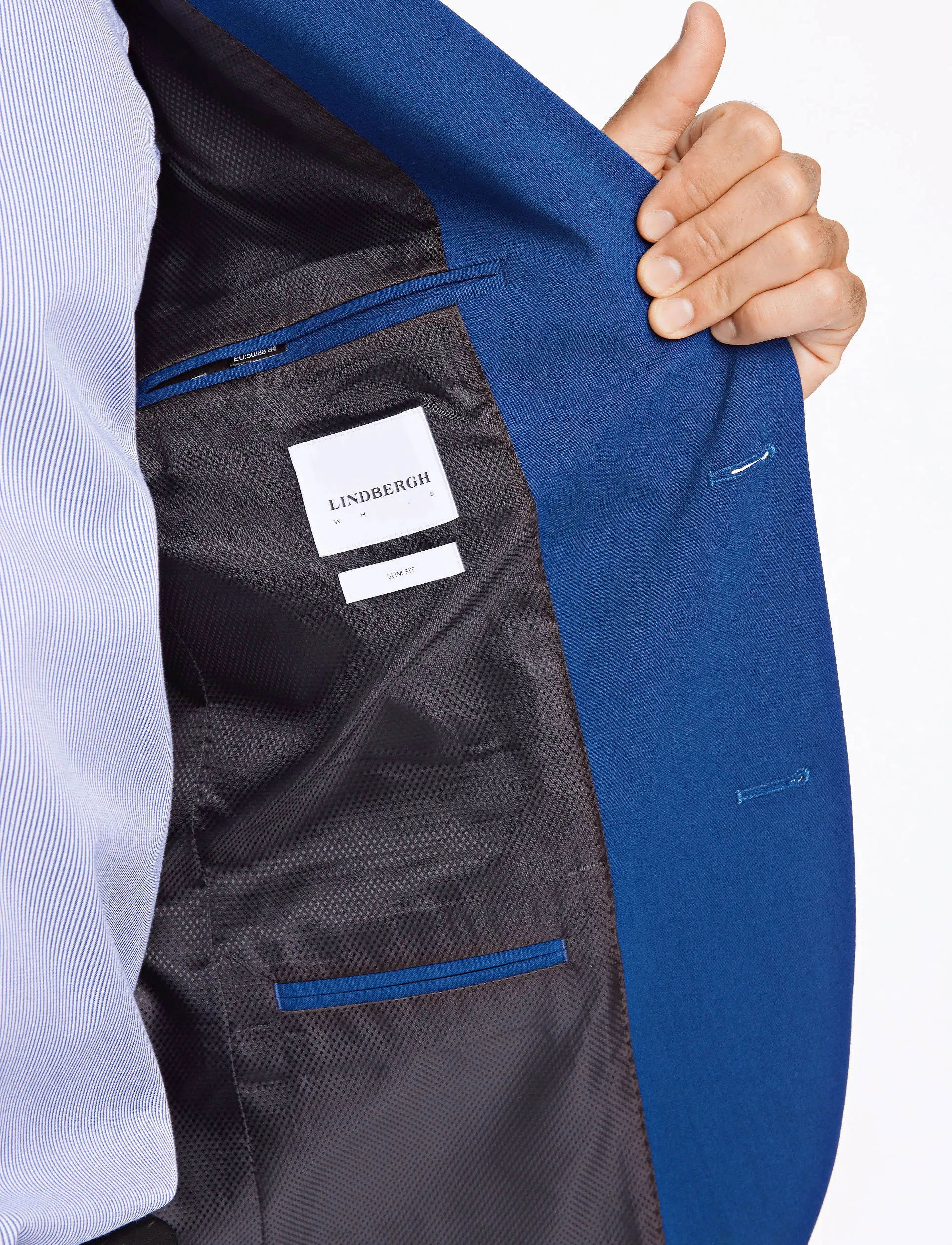 Lindbergh Plain Mens Suit Normal Length kostymer herr – bild 8