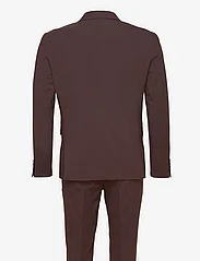 Lindbergh - Plain mens suit - normal lenght - dobbeltradede jakkesæt - deep bordeaux - 1