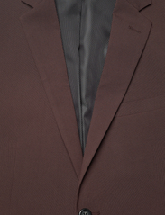 Lindbergh - Plain mens suit - dobbeltradede jakkesæt - deep bordeaux - 13