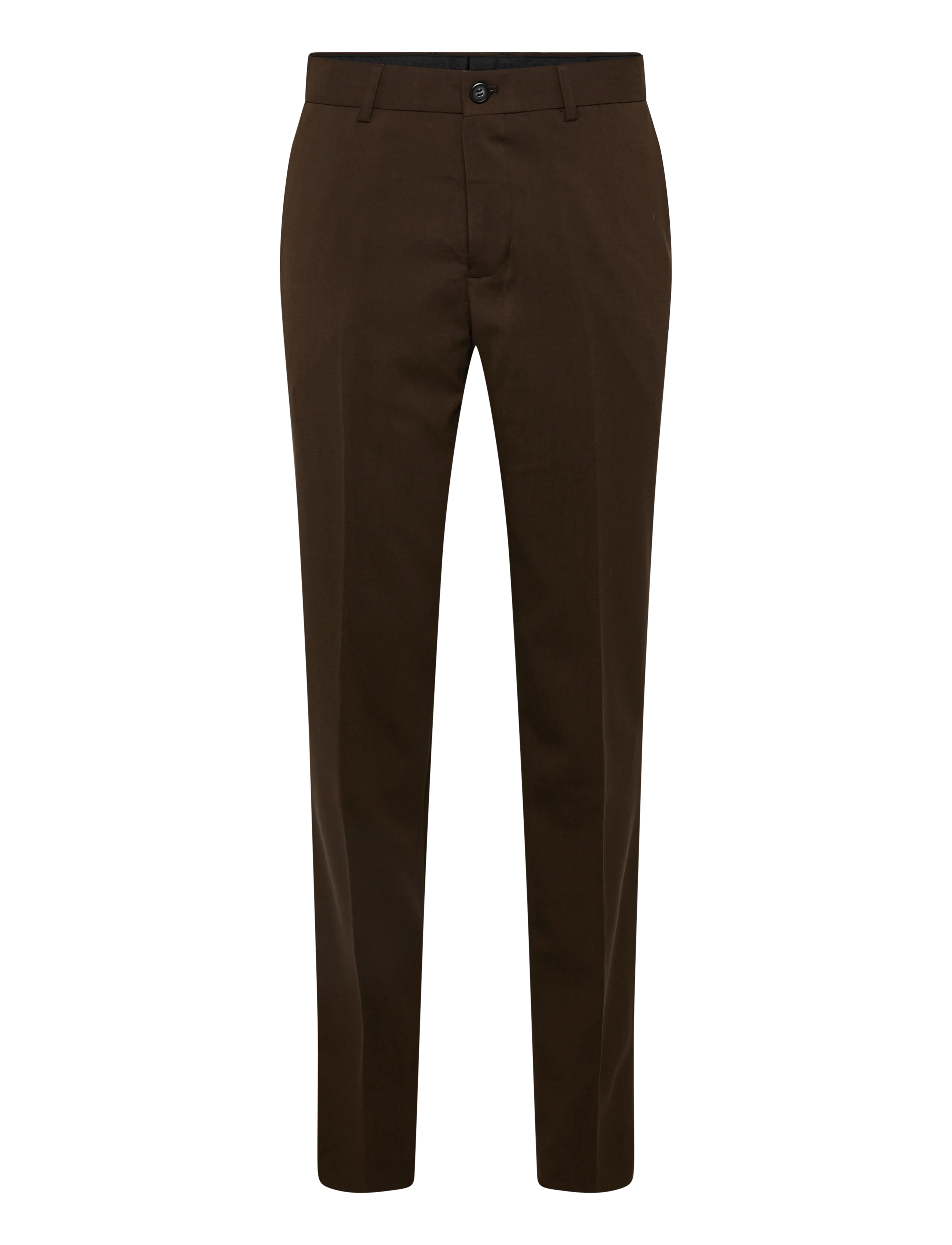 Lindbergh - Plain mens suit - normal length - einreiher - deep brown - 3