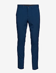 Lindbergh - Plain mens suit - normal lenght - dobbeltkneppede dresser - dk blue - 2
