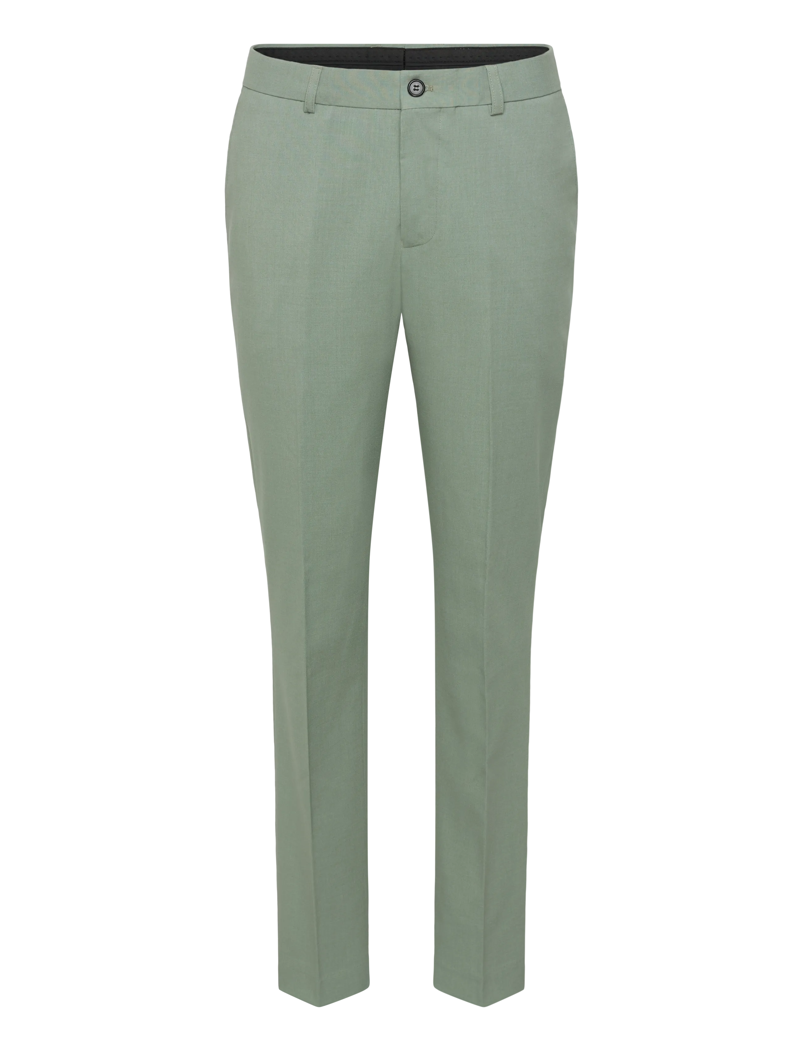 Lindbergh - Plain mens suit - normal length - enkelknäppta kavajer - dusty green - 3