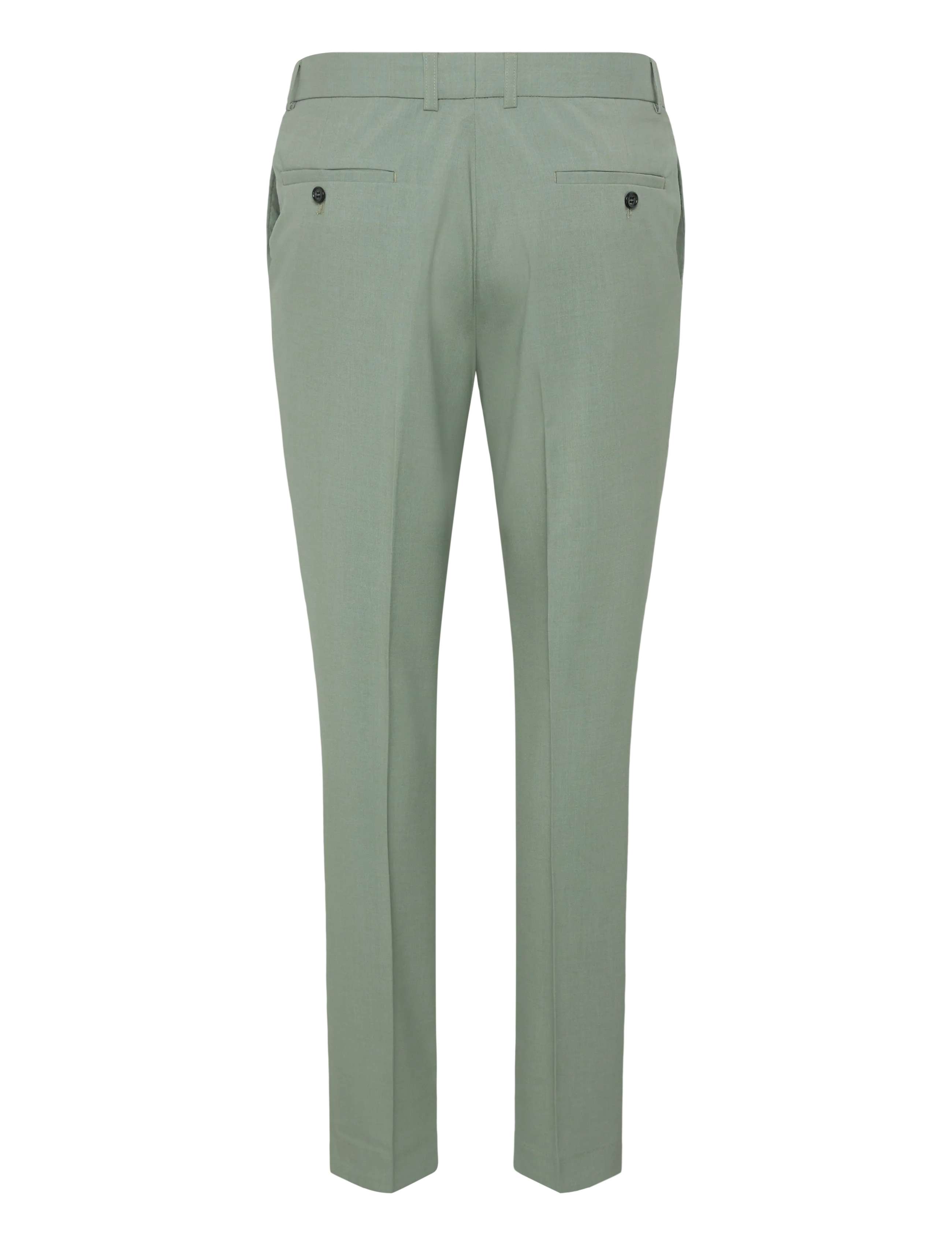 Lindbergh - Plain mens suit - normal length - enkelknäppta kavajer - dusty green - 4