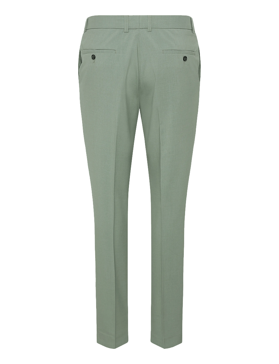 Lindbergh - Plain mens suit - normal length - einreiher - dusty green - 4