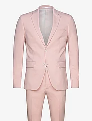 Lindbergh - Plain mens suit - kostuums met dubbele knopen - dusty pink - 0