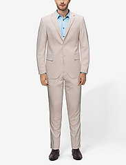Lindbergh - Plain mens suit - kostuums met dubbele knopen - dusty pink - 4