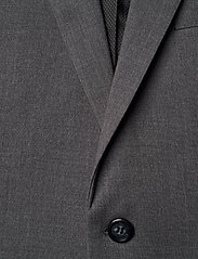 Lindbergh - Plain mens suit - double breasted suits - grey mix - 5