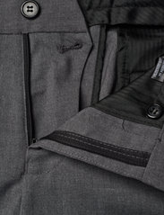 Lindbergh - Plain mens suit - zweireiher anzüge - grey mix - 9