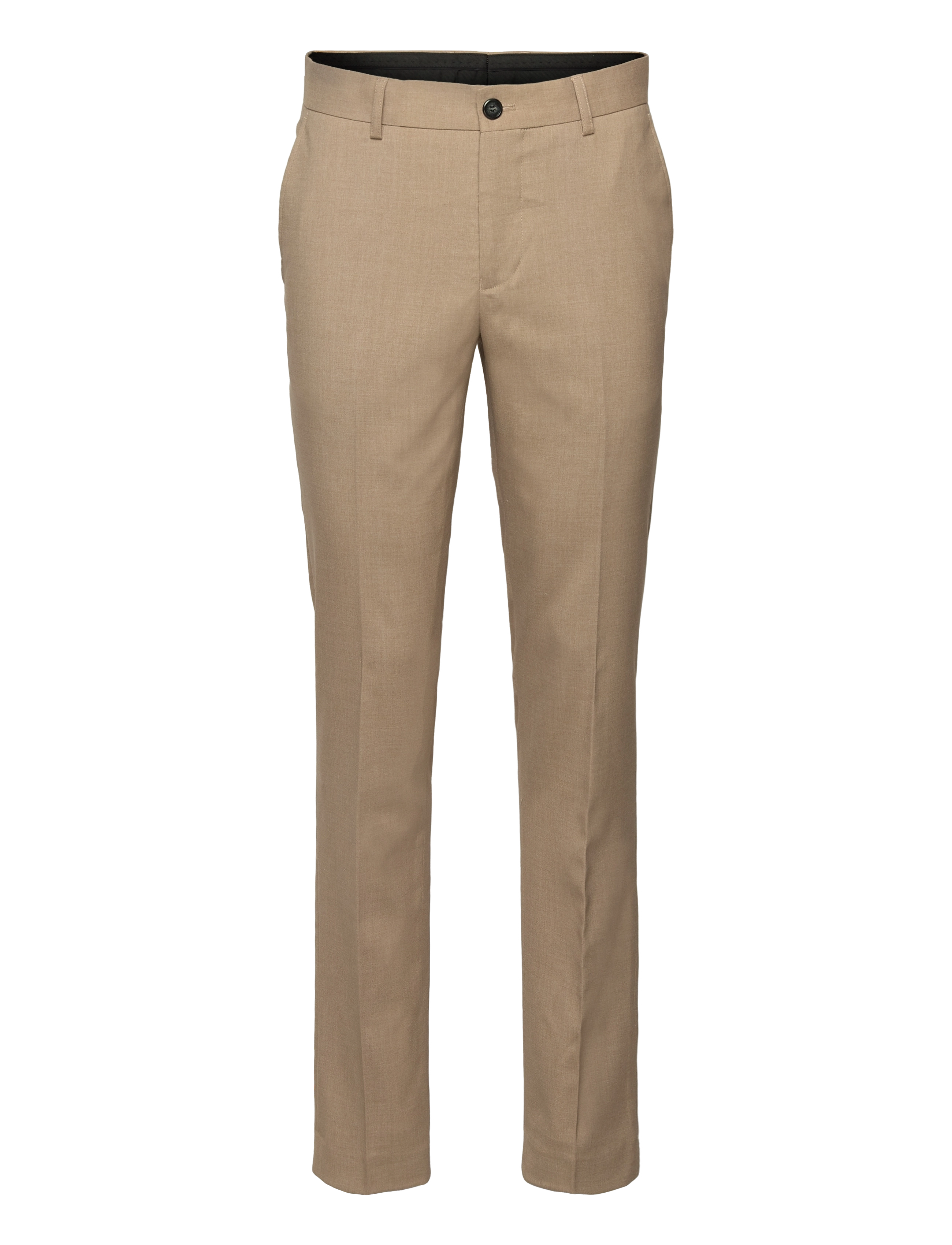 Lindbergh - Plain mens suit - normal length - enkelknäppta kavajer - lt beige mel - 3