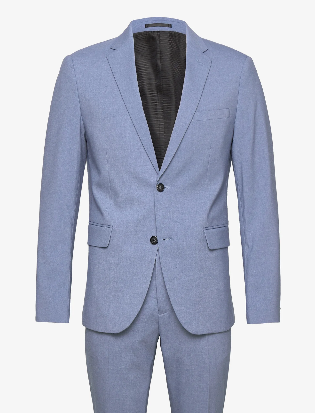 Lindbergh - Plain mens suit - kaksiriviset puvut - lt blue mel - 0